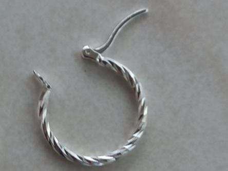 Orecchini pendenti & Orecchini a lobo: 2 Silber Creolen Ohrhänger – Nuovo e nell'imballaggio originale da Winistorf venduto da acreativ 4
