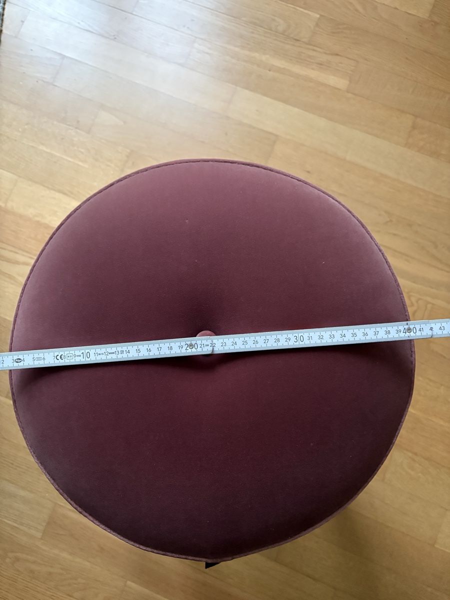 Sgabelli: Dunkel roter Samthocker  – Usato da Luzern venduto da pie_67wl 3