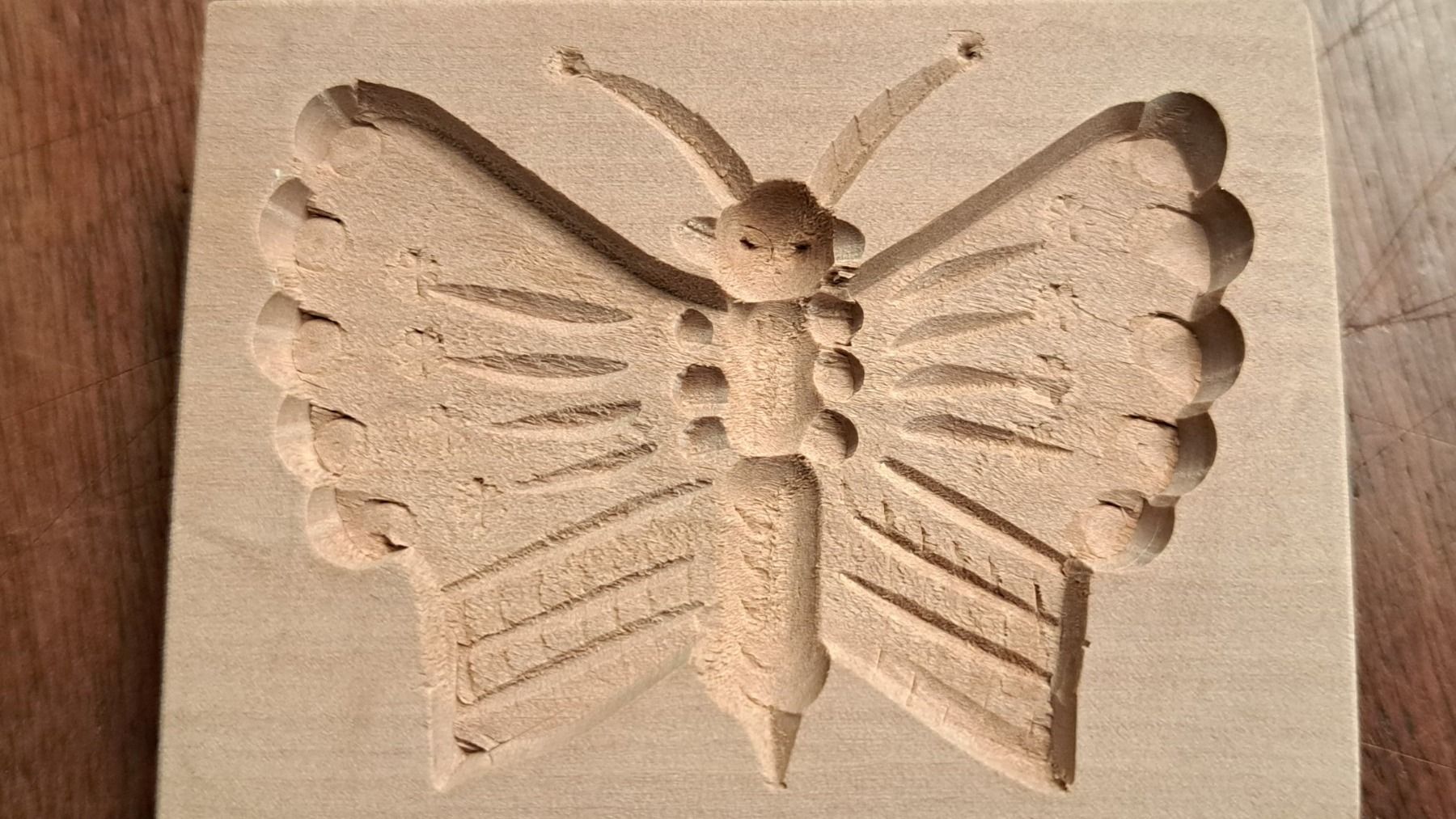Backformen: Anis Model Anisförmli Schmetterling Holz – Gebraucht aus Ettingen von Maranathatalitha
