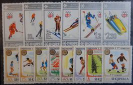 Albanien Lot mit guten Werten und Sätzen ** 1955/65 Lot X