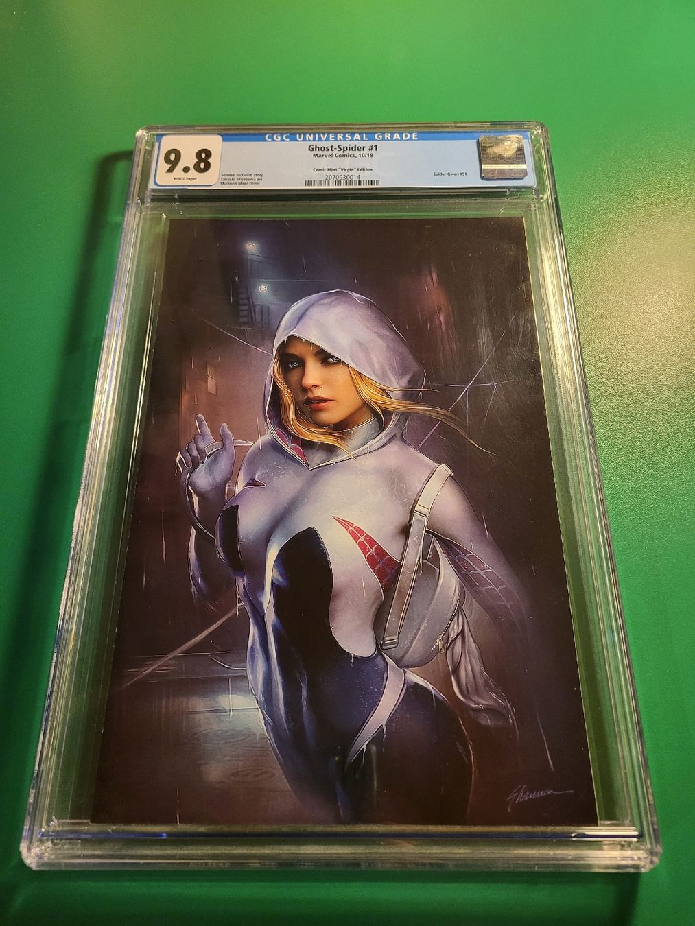 Fumetti: Ghost-Spider #1 - Comic Mint Virgin Edition - CGC 9.8! – Usato da Grindelwald venduto da lego9