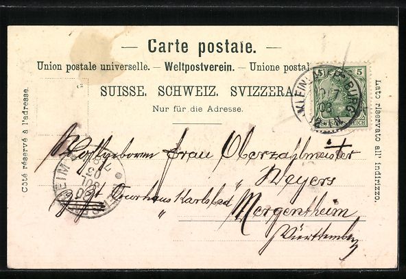 Cartoline postali: Aargau, Festspiel Aargauer Centenarfeier – Usato da Berlin venduto da bartko-reher 1