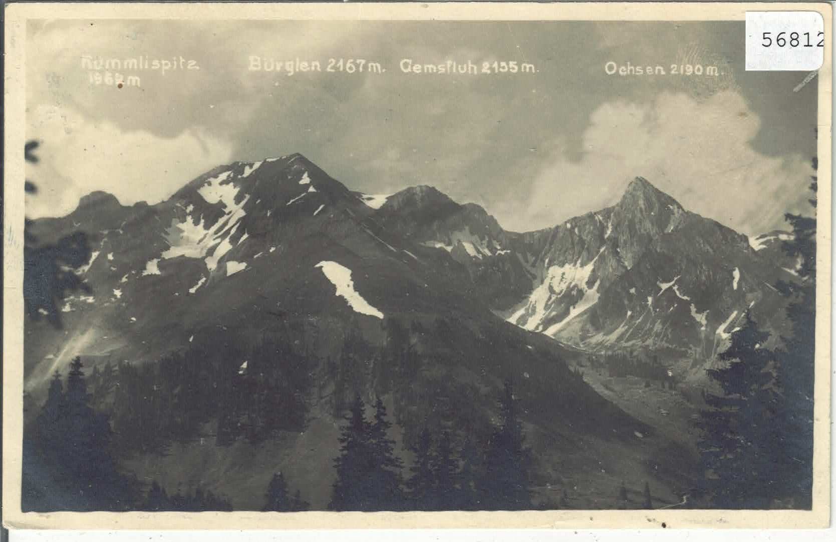 Cartes postales: Bürglengruppe – D'occasion à Ettingen par Kartenplanet