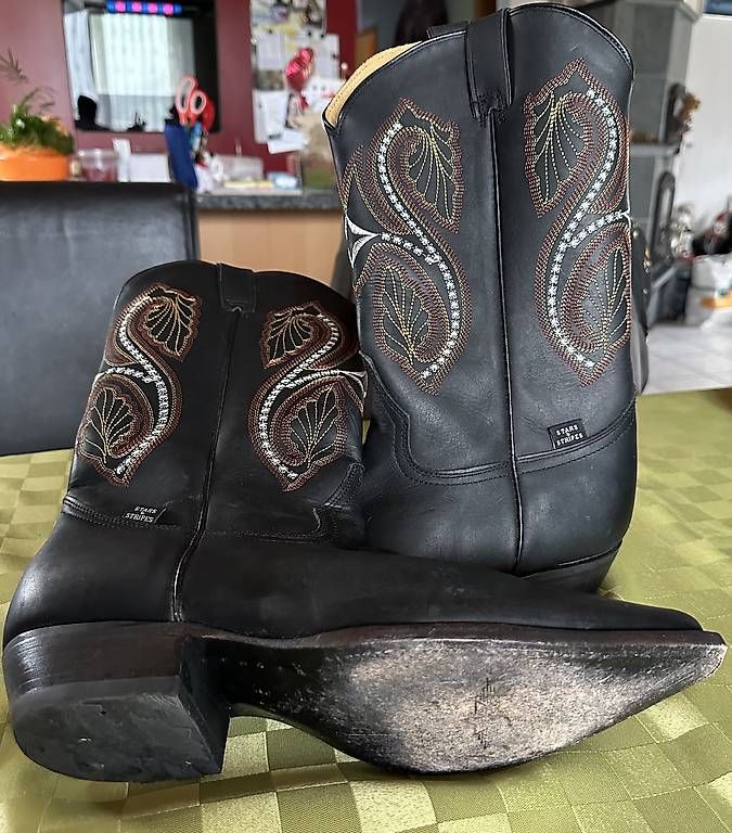 Scarpe da uomo: Westernstiefel – Usato da Obergösgen venduto da Kunstleder