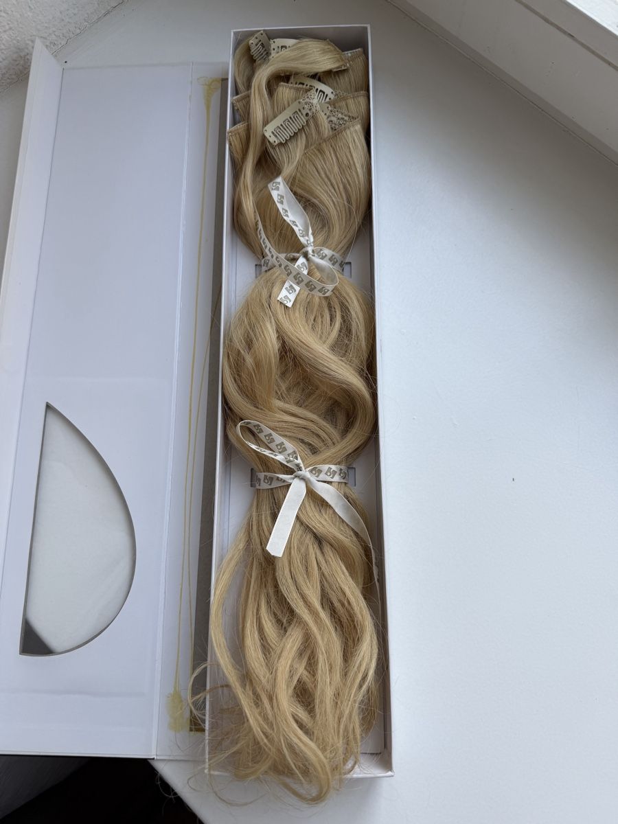 Haarschmuck: Extensions capillaires she Exten Clip blond naturel – Neu (gemäss Beschreibung) aus Ballens von Annushka26 2