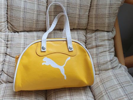 Gelbe Puma Vintage Handtasche