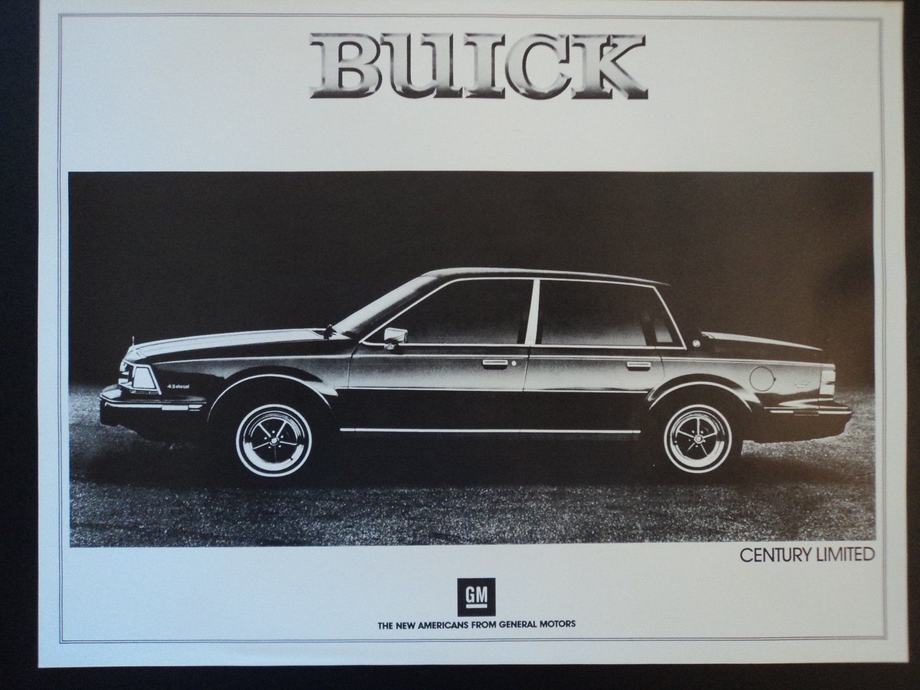 Buick Documenti: Prospekt Datenblatt Buick Century Limited 1982 – Usato da Schwarzenburg venduto da modelCARama