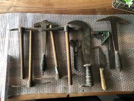 Konvolut diverse alte Werkzeuge, teils antik, zum Top Preis!