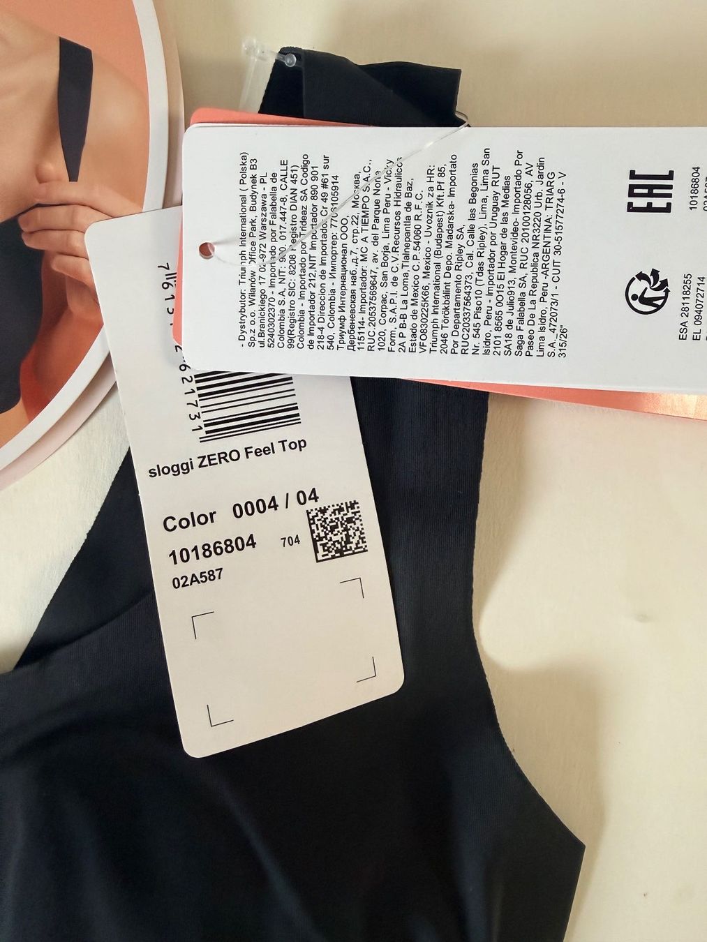Sloggi Altra biancheria intima: SLOGGI, Top ZERO FEEL, Grösse XS, Farbe Schwarz – Nuovo e nell'imballaggio originale da Rudolfstetten venduto da gst_g7xl 1