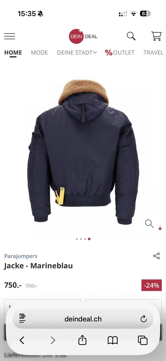 Parajumpers Giacche: Parajumpers Winterjacke Bomberjacke M – Nuovo (secondo la descrizione) da Wangen an der Aare venduto da buqa7 4