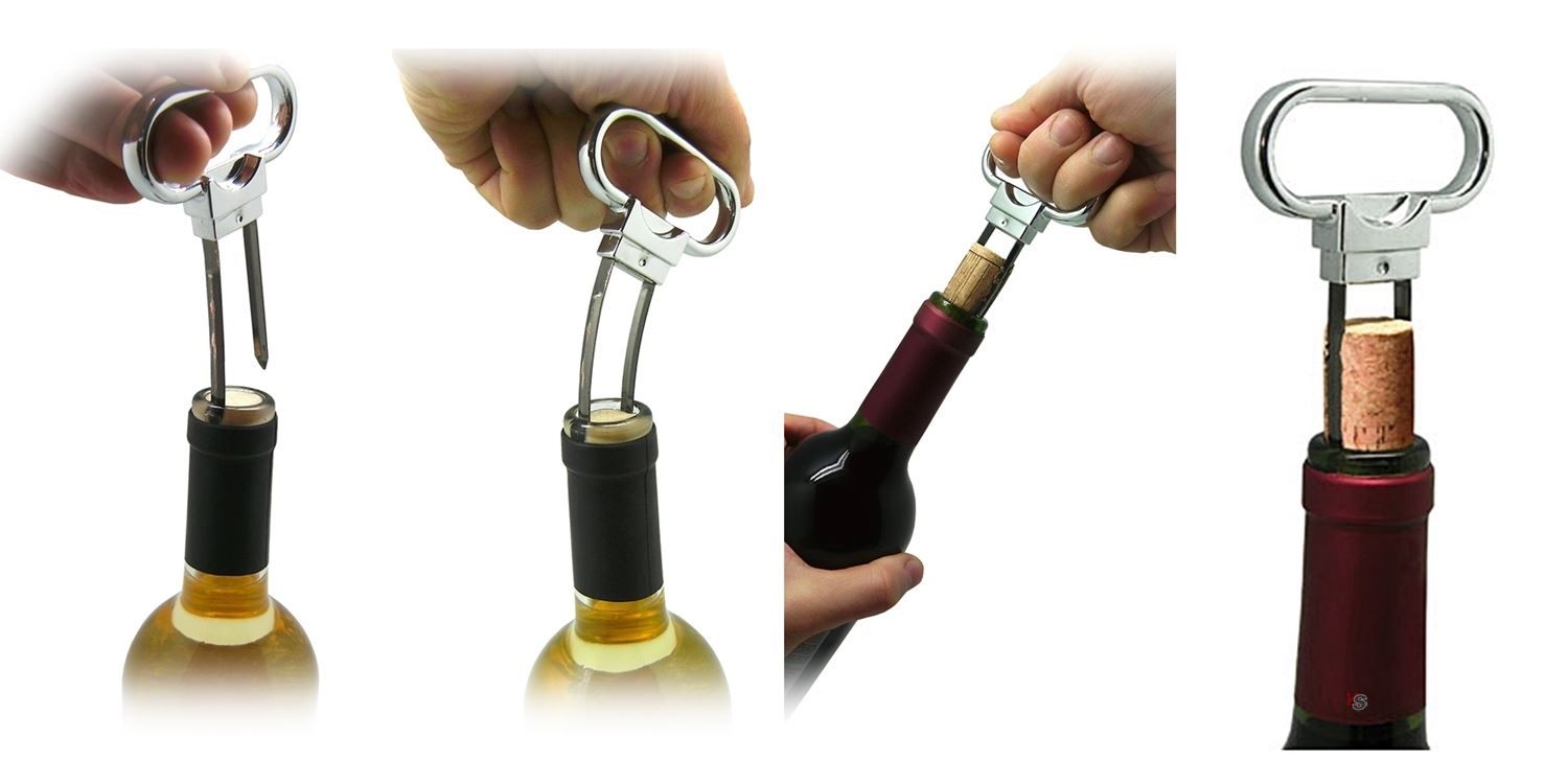 Apribottiglie & Tappi per chiusura: Federzungen-Korkenzieher VinBouquet – Nuovo e nell'imballaggio originale da Wettingen venduto da kochshop 2