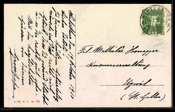 Cartoline postali: AK Winterthur, Stadthaus – Usato da Berlin venduto da bartko-reher 1