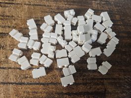 lego 4216 lot de 50 pièces White Brick, Modified 1 x 2