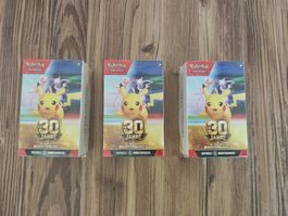 Pokemon 30 Jahre Celebration Booster Bundles 3stk DE