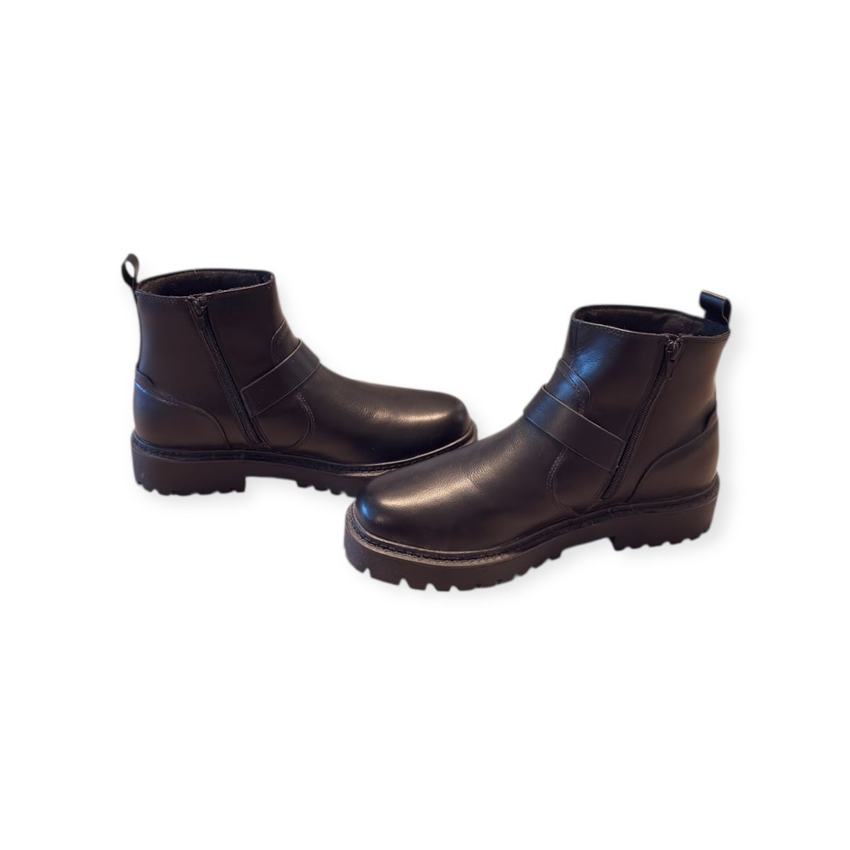 Pull&Bear Scarpe da uomo: Bottines noires à plateforme Pull and Bear 45 – Nuovo (secondo la descrizione) da Courroux venduto da rcoma2x 1