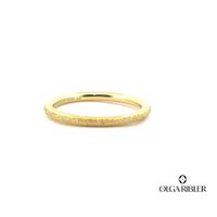 Edelstahlring gelbvergoldet – 2 mm breit Grösse 56