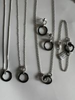Silber Halsketten mit zircon