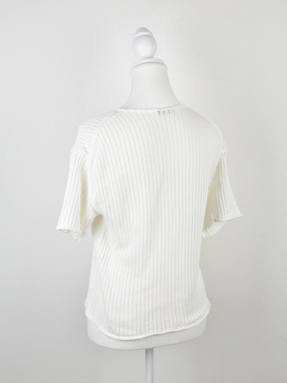 Massimo Dutti Maglioni & Felpe: Massimo Dutti Kurzarmpullover Gr.M, weiss – Usato da Nürensdorf venduto da 2ND_STORY 3