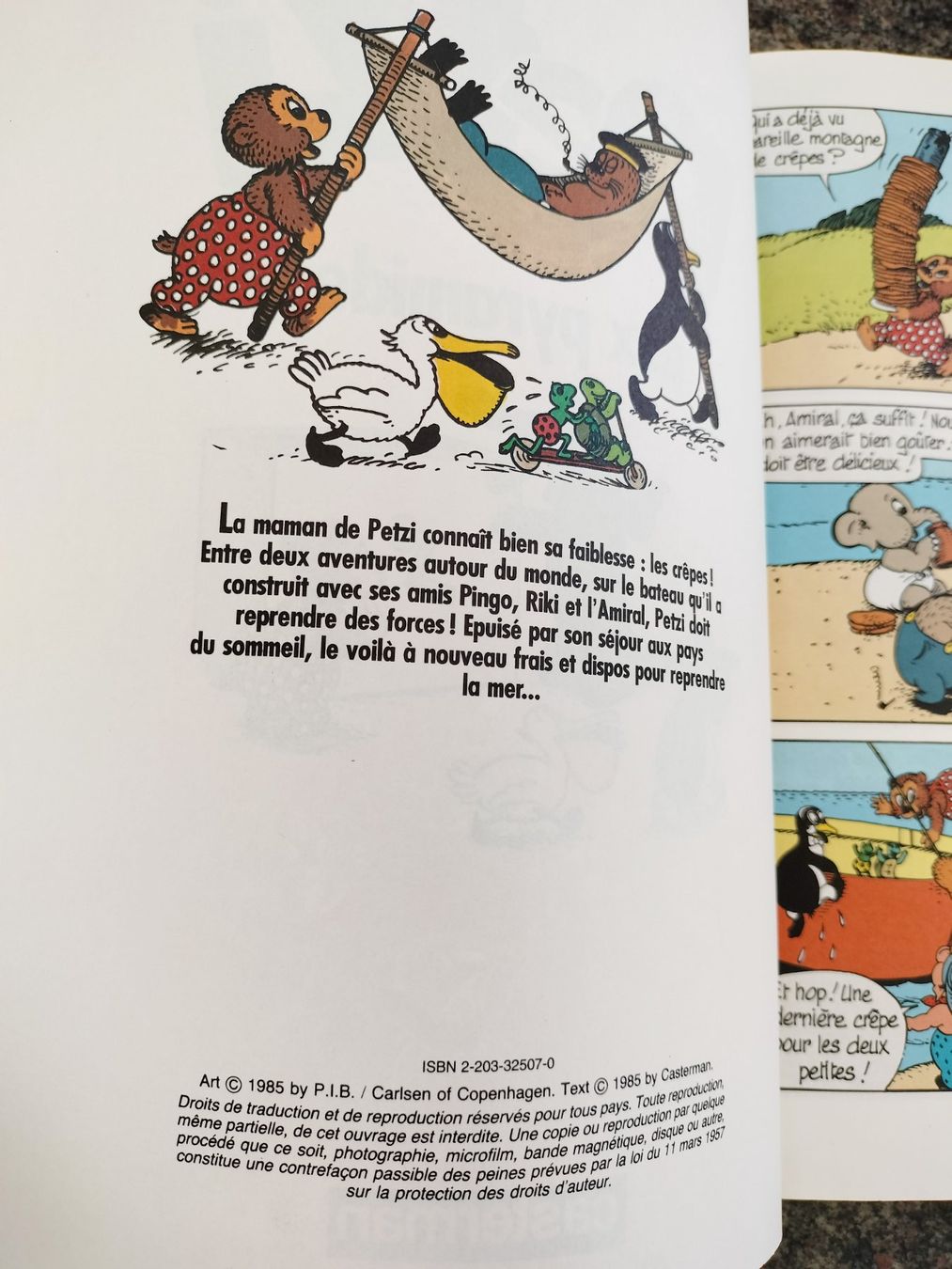 Fumetti: Petzi aux pyramides 7 Édition 1985 – Usato da Cortaillod venduto da rozinna 2