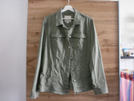 Damen Jacke olivgrün Grösse 46 guter Zustand