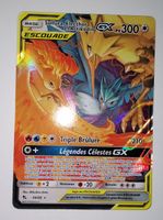 Carte Pokémon Sulfura Électhor Artikodin GX état neuf
