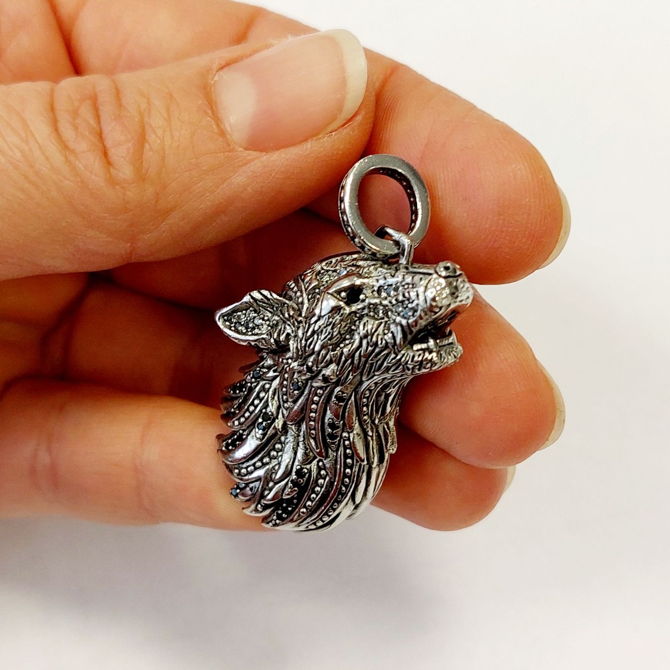 Ciondoli: Anhänger Wolf Silber 925 – Nuovo (secondo la descrizione) da Madetswil venduto da triforuz 2