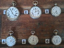 Sammlung alte Taschenuhren