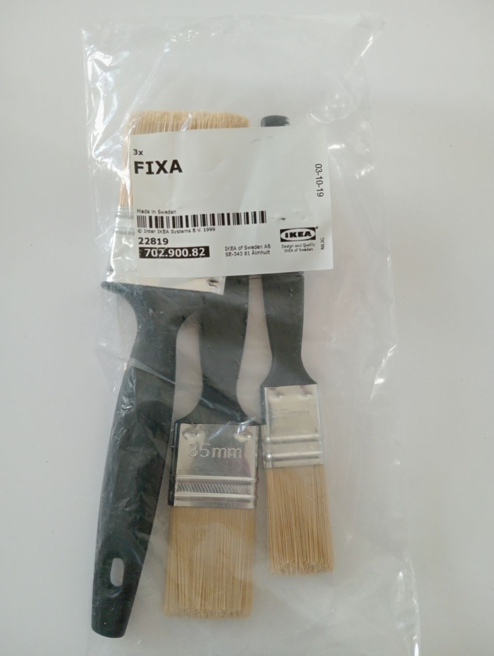 Pennelli: IKEA FIXA Pinselset 3-teilig neu & originalverpackt – Nuovo e nell'imballaggio originale da Allschwil venduto da Evgeniia78