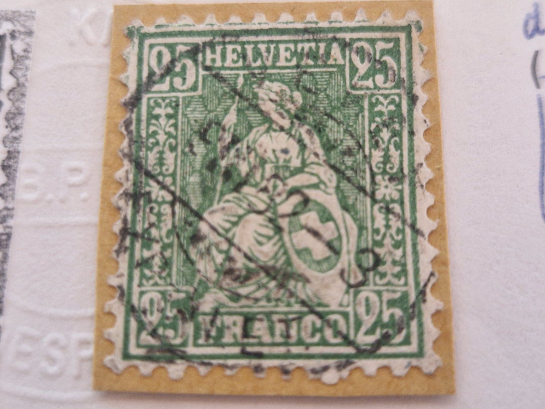 Tutti i francobolli: Sitzende Nr. 49, Befund, ab 1.- – Usato da Burgdorf venduto da Glossy01 1