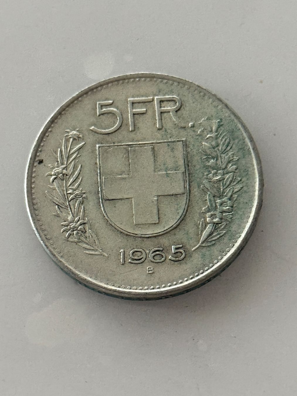 Alle Münzen: 5 Franken 1965  Silber – Gebraucht aus Wallisellen von SWISS_SILVER1 1