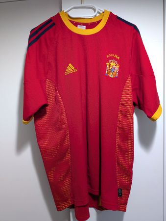 Spanien Heim Trikot 2002–2004 – Gr. L – Original Adidas