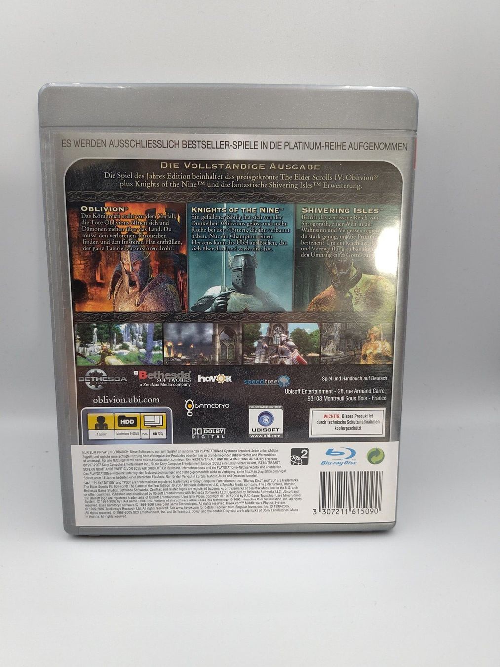 Sony Spiele: The Elder Scrolls IV: Oblivion GotY Edition - Playstation 3 – Gebraucht aus Kloten von SuperRetroPixels 1