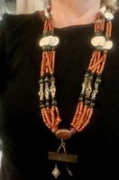 Ancien Collier de Mariage Tadjikistan Pièce Muséale