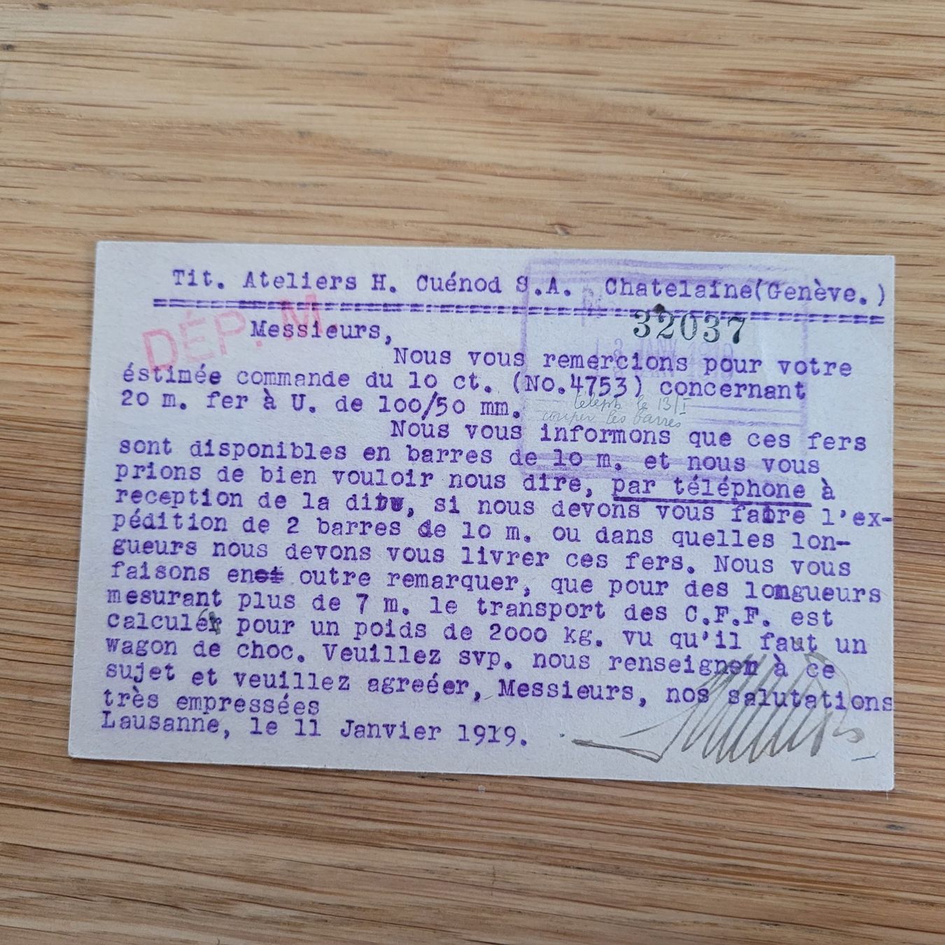 Tutti i francobolli: GS Karte Lausanne 1919 Chatelaine – Usato da Biel/Bienne venduto da Destockweb 1
