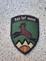 *** Badge Bat Inf mont 7 (braun) mit klett ***