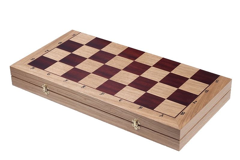 Giochi: Geschnitztes Eichen-Schachbrett Neu – Nuovo e nell'imballaggio originale da Buchs Zh venduto da bar_7kk7 3