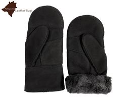 Handschuhe-Fäustlinge Lammfell