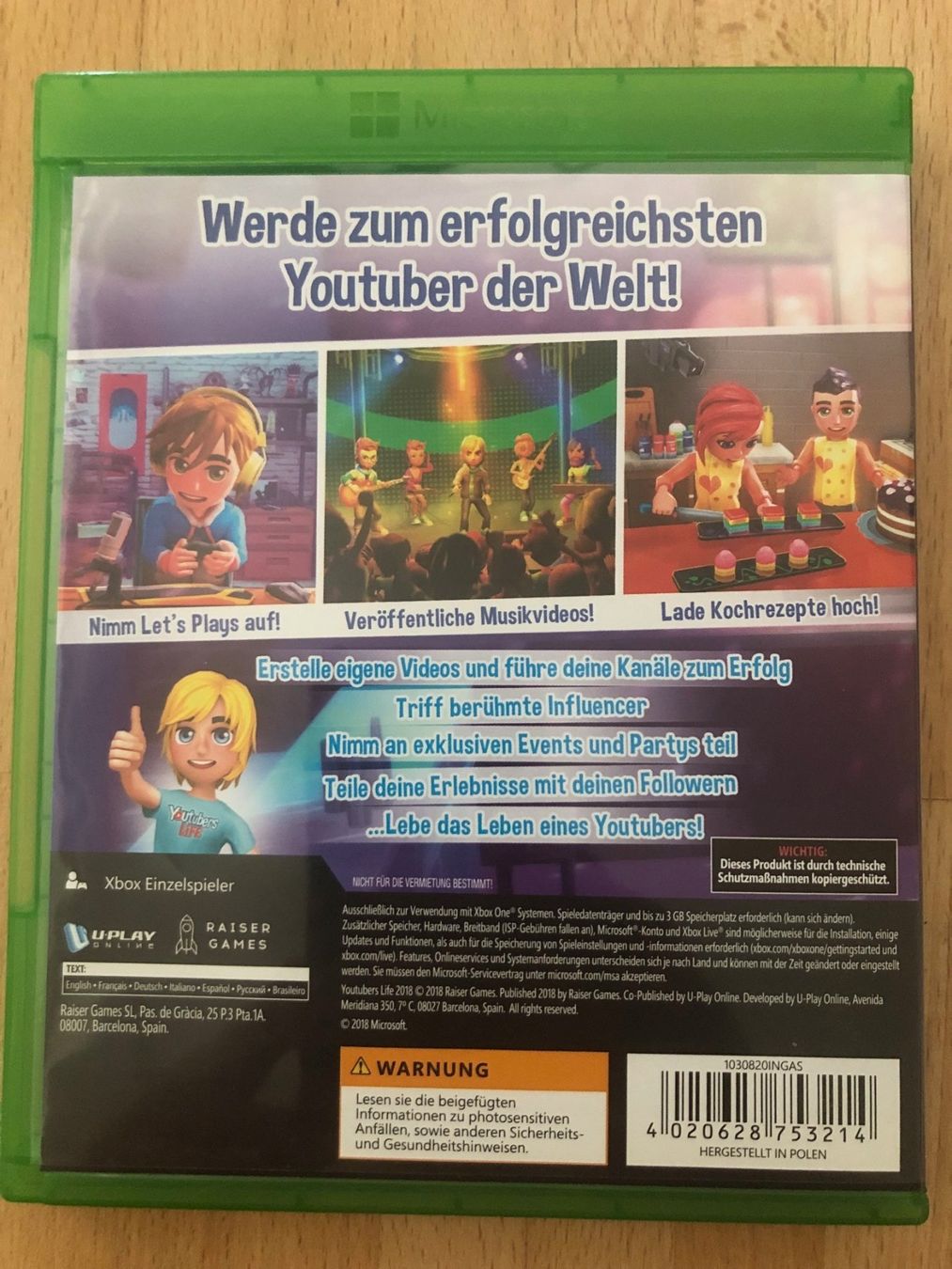 Spiele: Youtuber Life Omg! - Xbox One – Gebraucht aus Nussbaumen AG von Pika-Shop 1