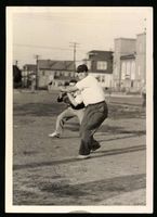 Fotografie USA 1939, Vorstadt-Baseball-S