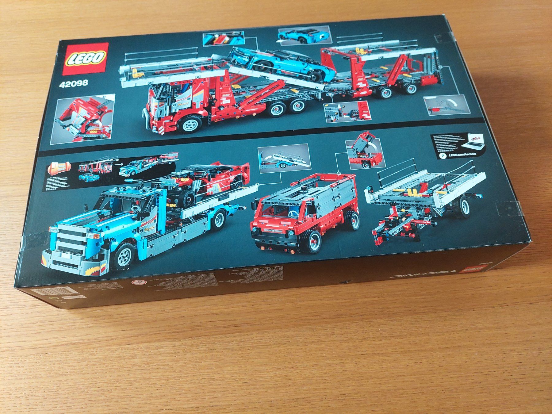 Lego Spielzeuge: LEGO Technic Autotransporter mit Auto mit V8 Motor 42098 – Neu und originalverpackt aus Abtwil AG von kidimagic1 5