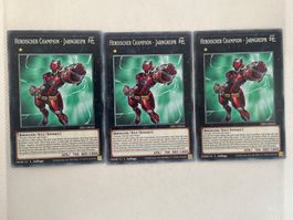 Yu-Gi-Oh! 3x Karte: Heroischer Champion - Jarngreipr!