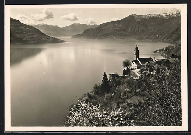 Ansichtskarten: Ronco s. A., Seeblick mit Bergpanorama – Gebraucht aus Berlin von bartko-reher