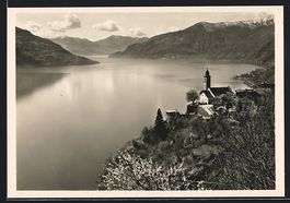 Ronco s. A., Seeblick mit Bergpanorama