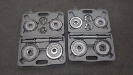 Hantel-Set von Powerzone, neuwertig, 2 x 10kg im Koffer.