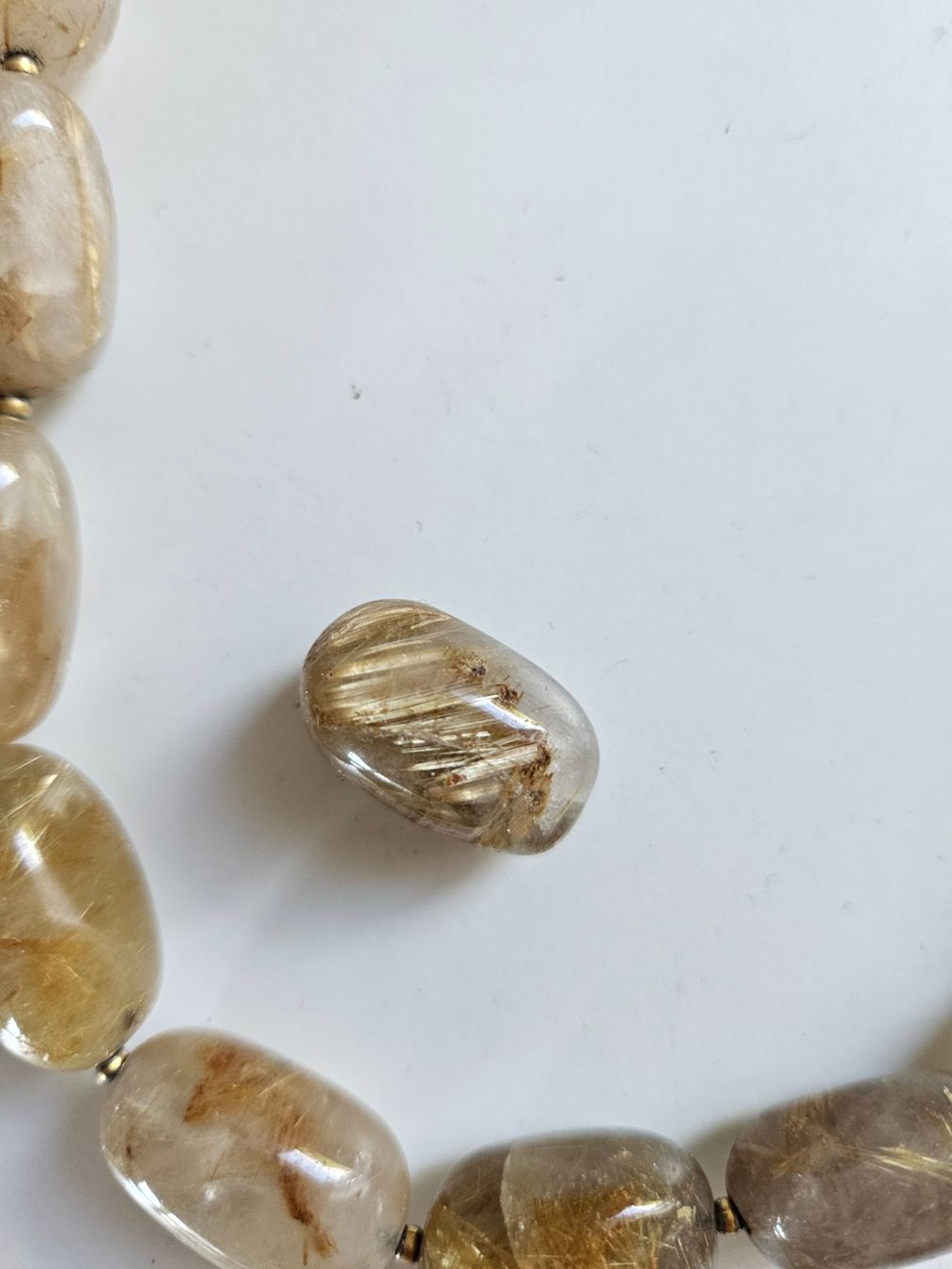 Colliers: Elegante Rutilquarz Kette, Unikat – D'occasion à Urdorf par Colina 2