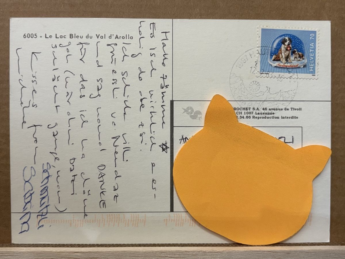 Cartoline postali: AK von Lac Bleu du val d'Arolla – Usato da Rümlang venduto da Kartenpost1 1