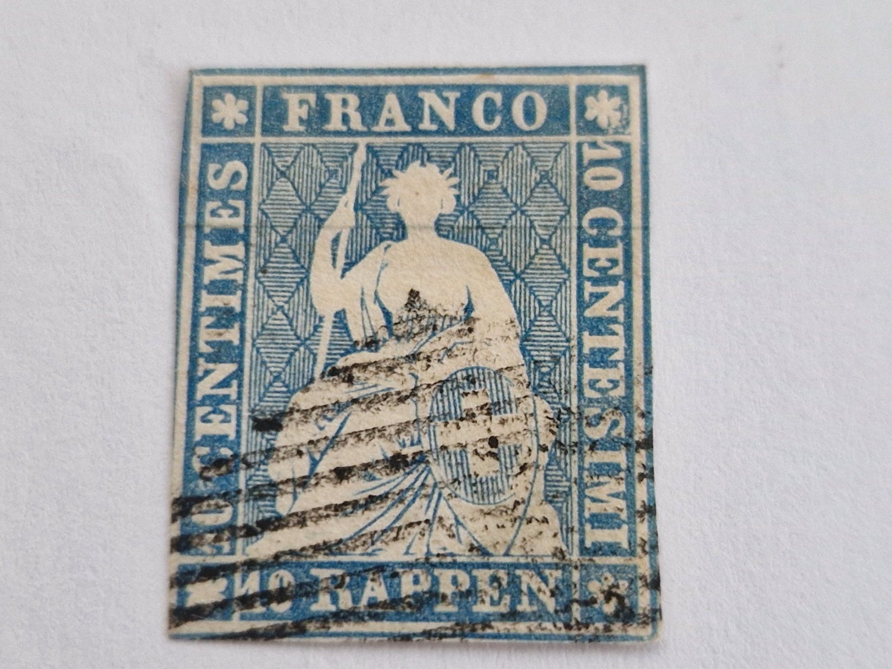 Tutti i francobolli: Strubel 23A, ab 1.- – Usato da Burgdorf venduto da Glossy01