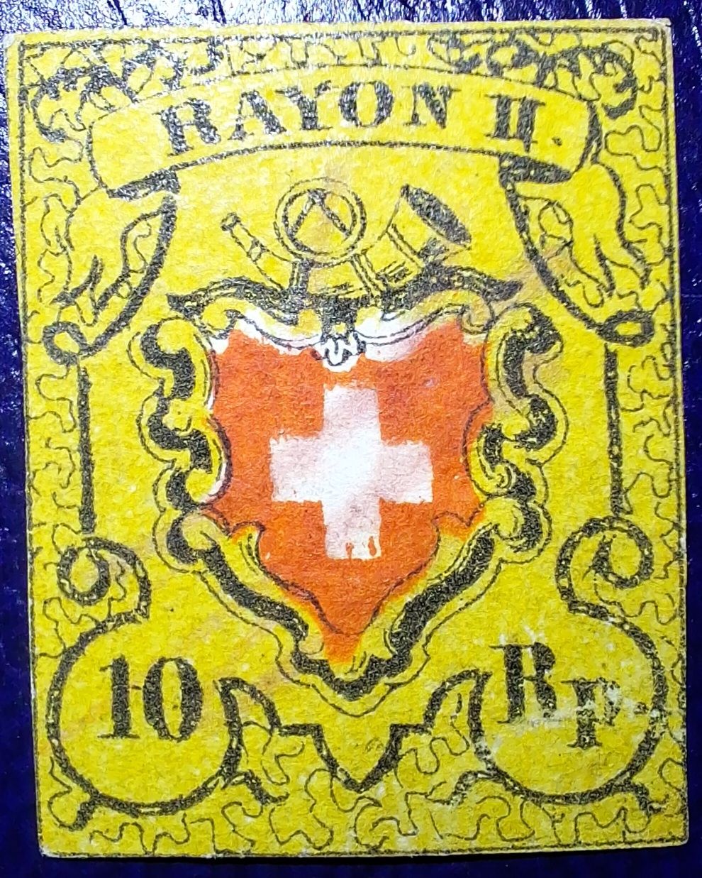 Tutti i francobolli: Rayon Typ 34 A1 - U mit Befund – Usato da Balgach venduto da SIMEON27