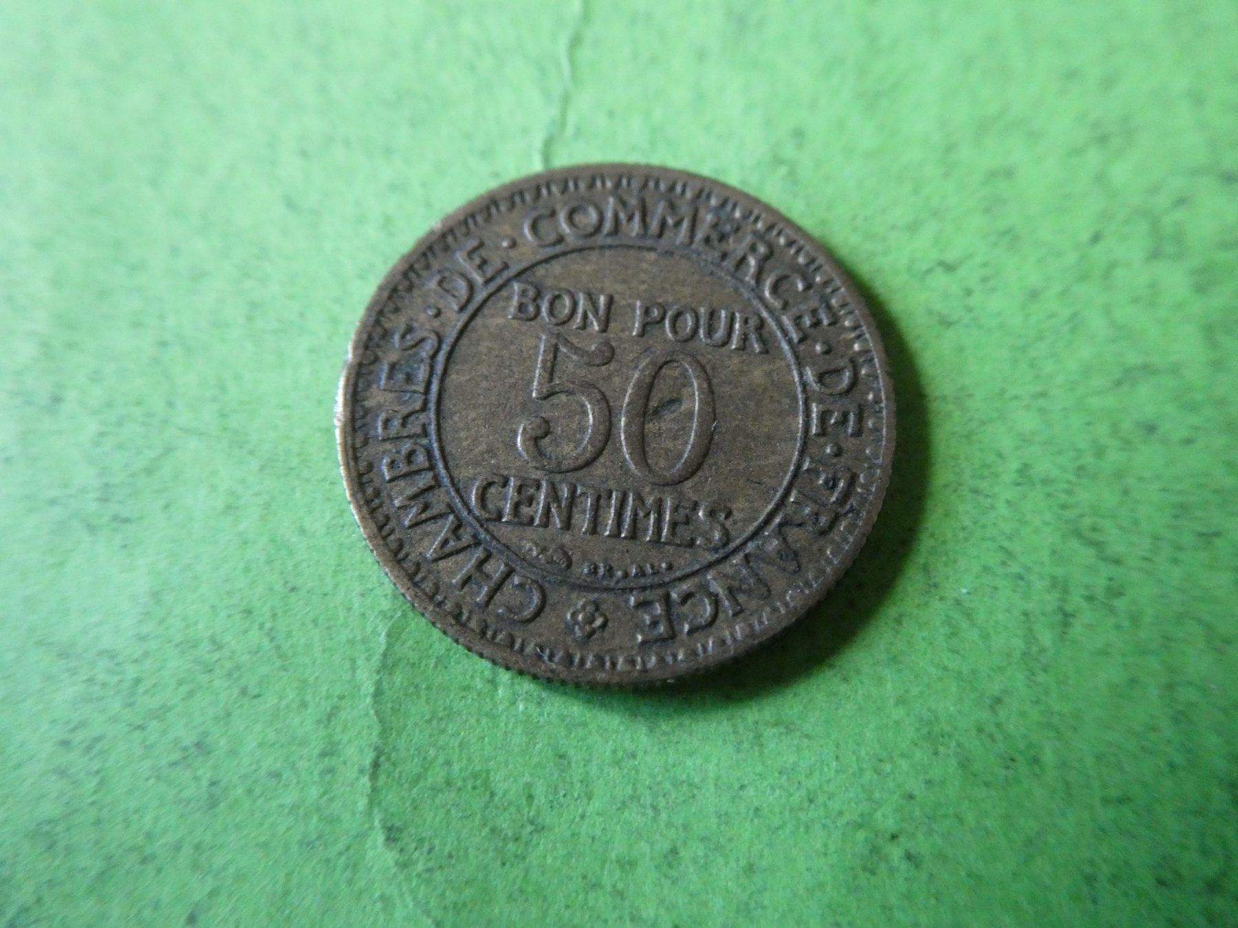 Tutti le monete: Frankreich 1924, 50 Centimes – Usato da Hinterforst venduto da Rohusri 1