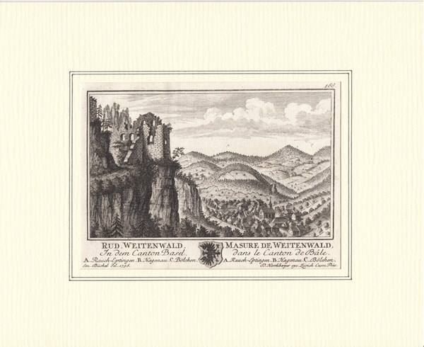 Stiche: EPTINGEN, RUD. WEITENWALD, KUPFERSTICH – Antik aus Grüningen von Kartensammler 1